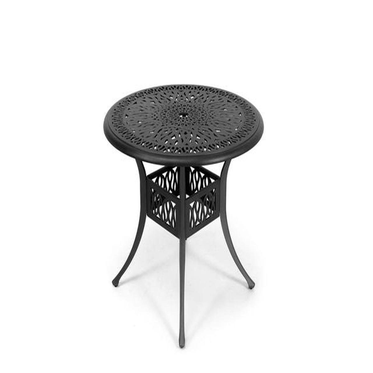 Anray Aluminium 90cm ROUND Table – Black