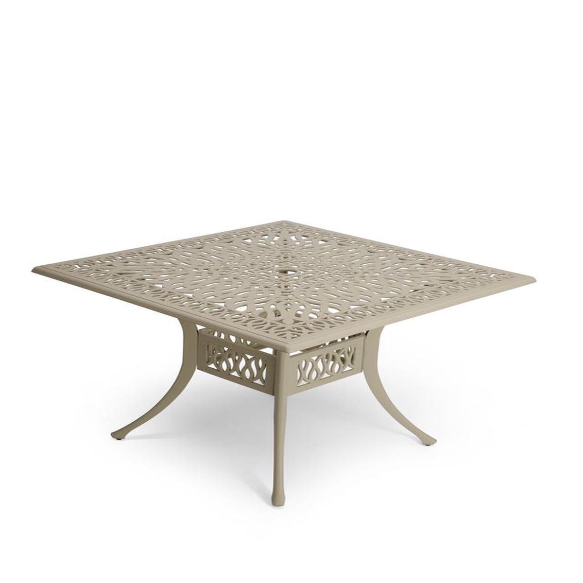 Anray Aluminium 90cm SQUARE Table – Sand Beige