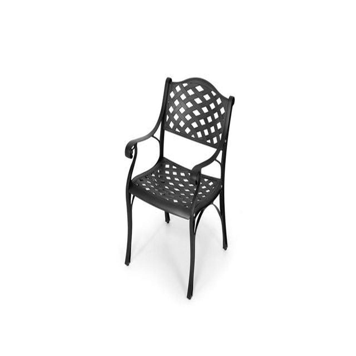 Anray Lattice Aluminium Chair – Black