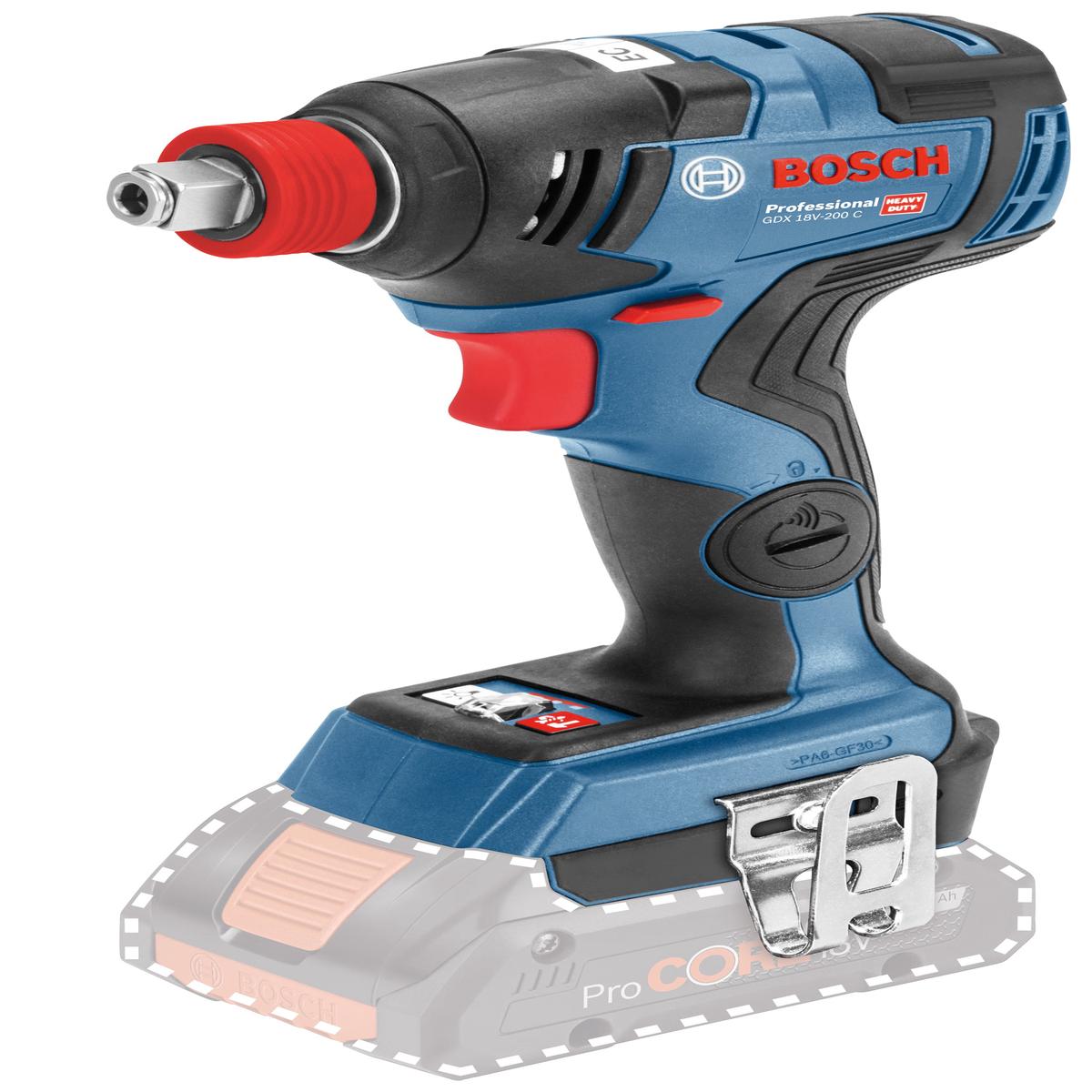 Bosch Cordless Impact Driver/Wrench GDX 18V-200 C Solo excl Battery & Charger
