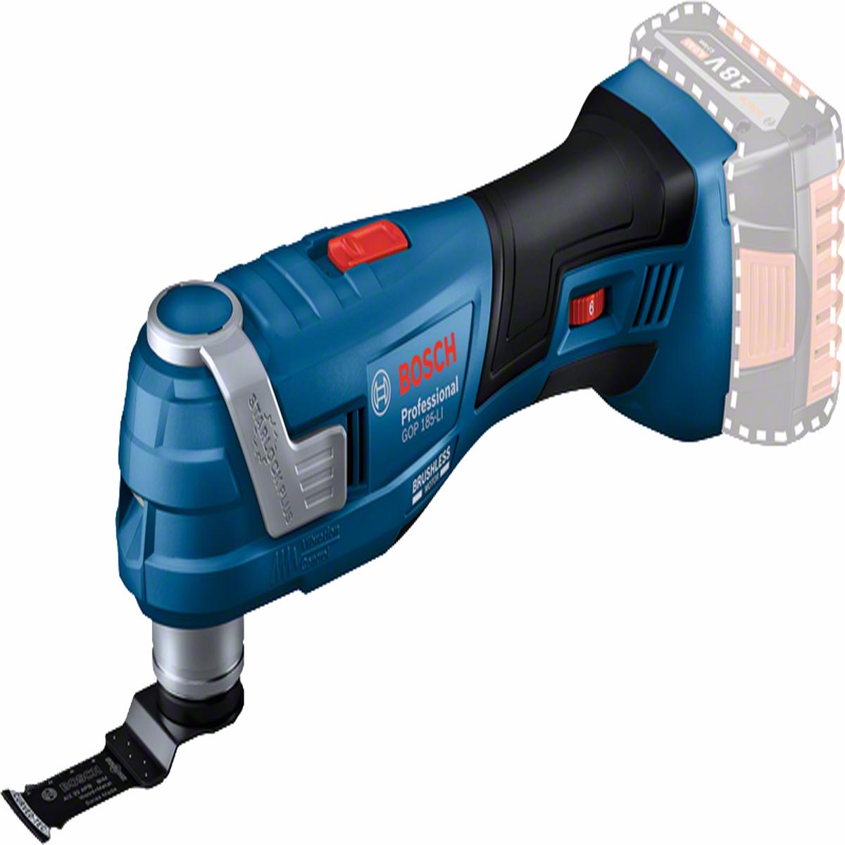 Bosch Cordless Multicutter GOP 185-LI Solo excl Battery & Charger