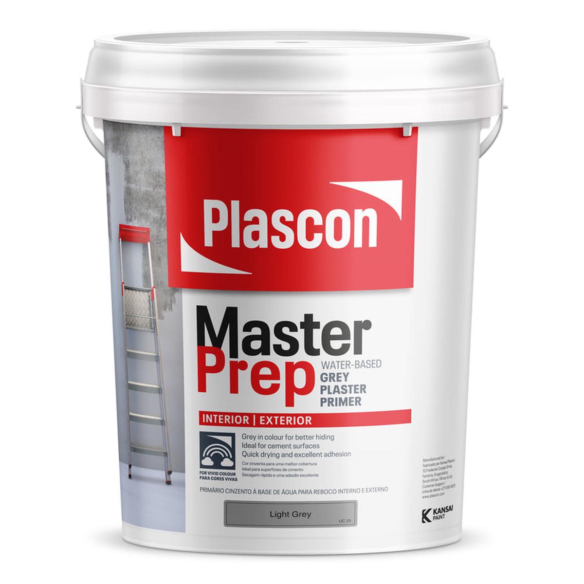 Master Prep WB Plaster Primer Light Grey 20L