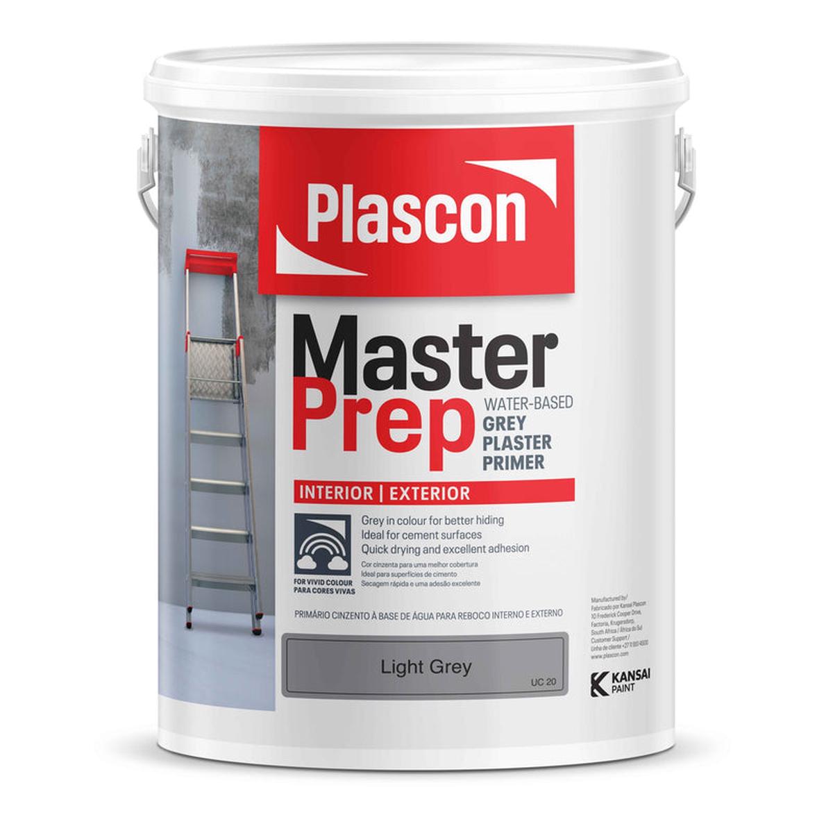 Master Prep WB Plaster Primer Light Grey 5L