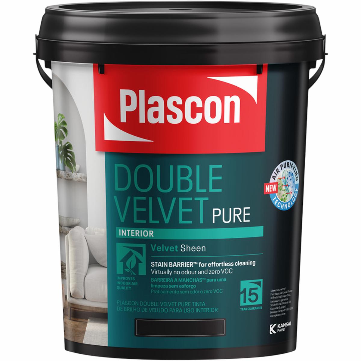 Plascon Double Velvet White 20L
