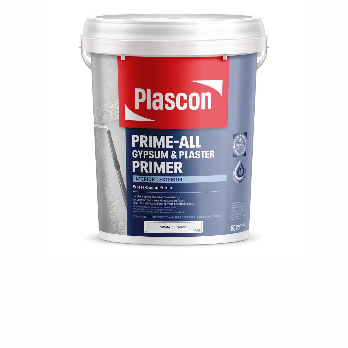 Plascon Prime-All Gypsum&Plaster Primer White 20L