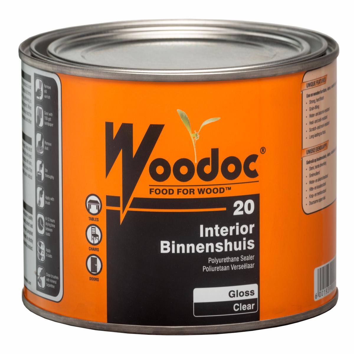 Woodoc 20 Indoor Polyurethane Sealer 1L Gloss