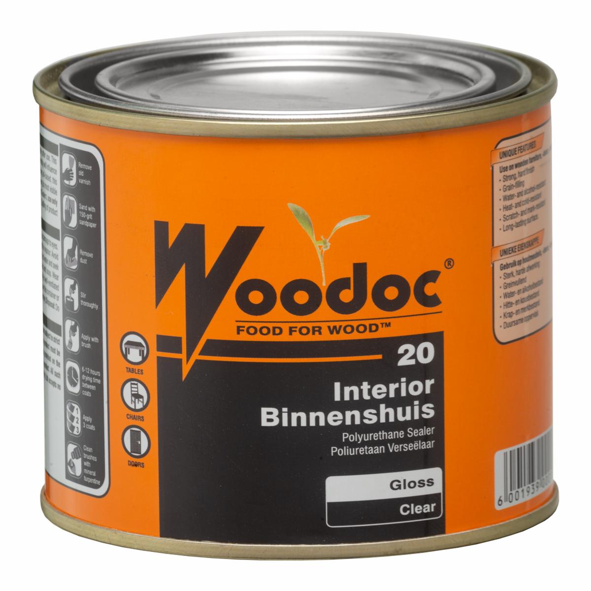 Woodoc 20 Indoor Polyurethane Sealer 500Ml Gloss