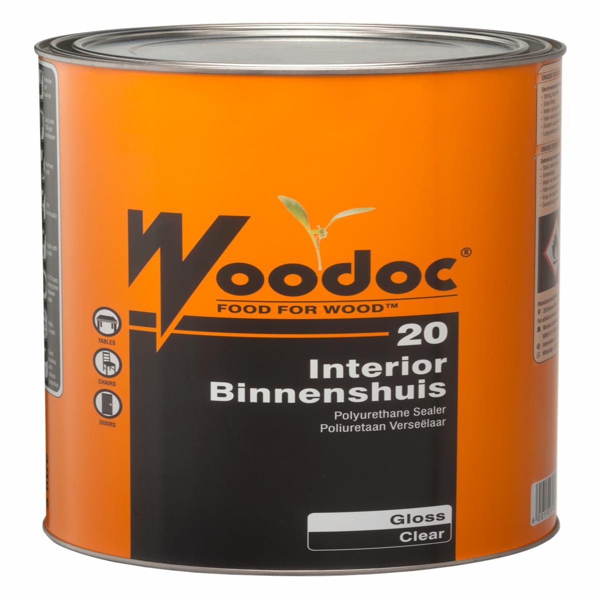Woodoc 20 Indoor Polyurethane Sealer 5L Gloss