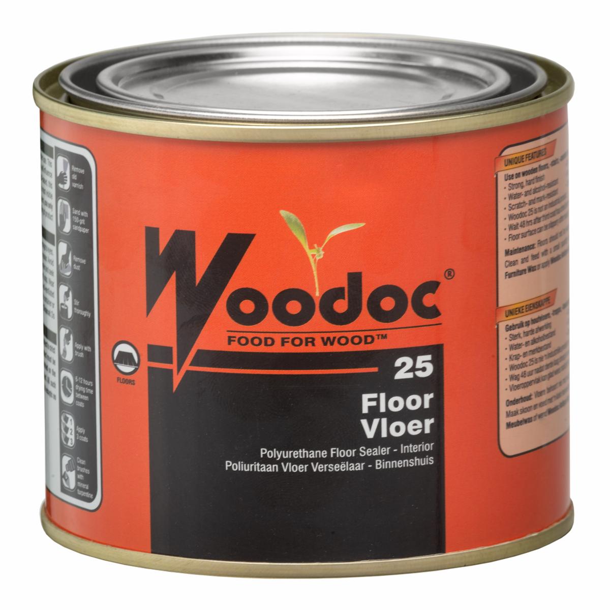 Woodoc 25 Interior Satin Floor Sealer 500Ml Clear