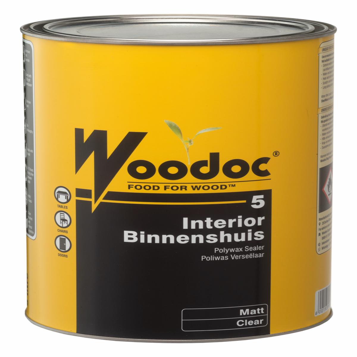 Woodoc 5 Indoor Wax Sealer 5L Matt