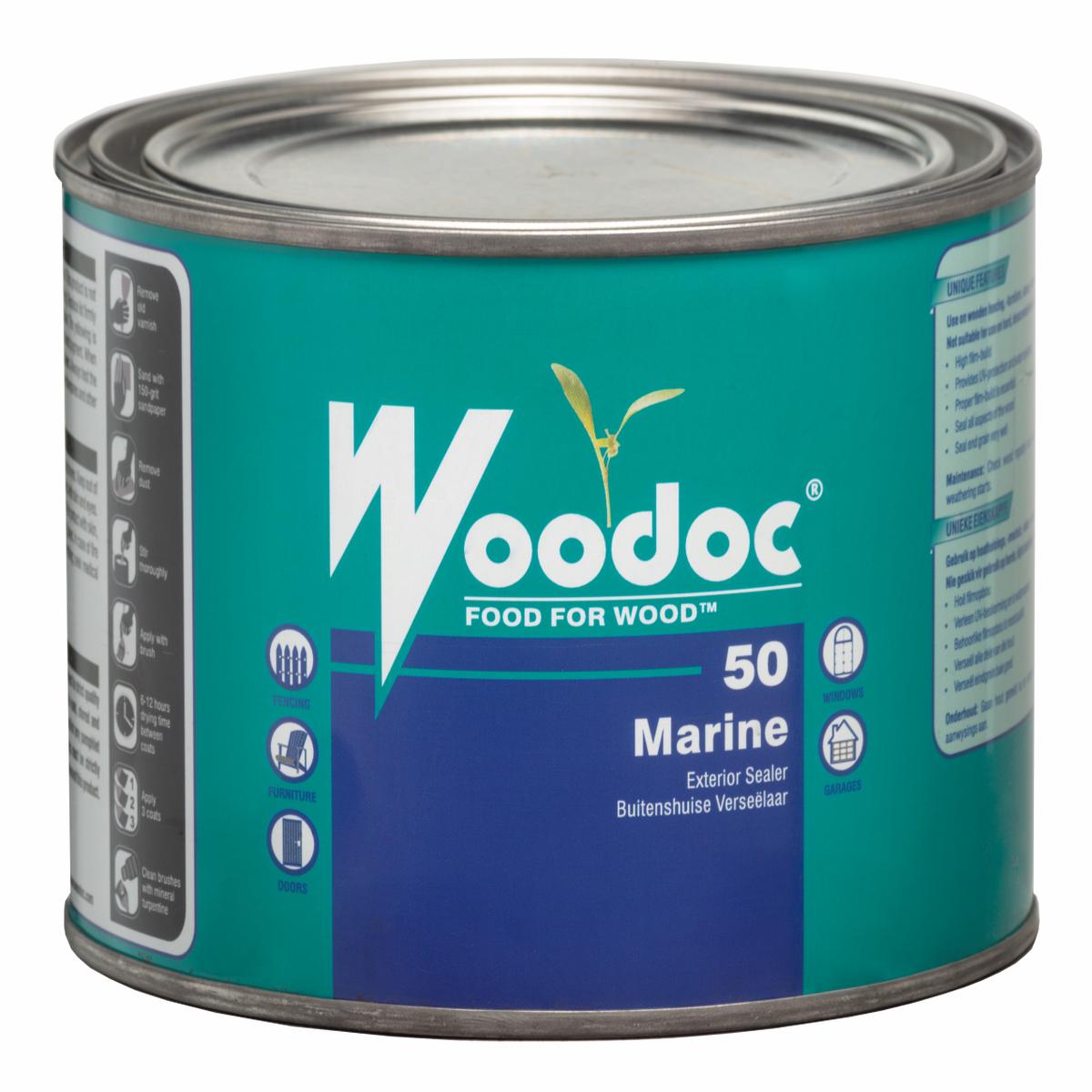Woodoc 50 Exterior Matt Wax Sealer 1L Clear