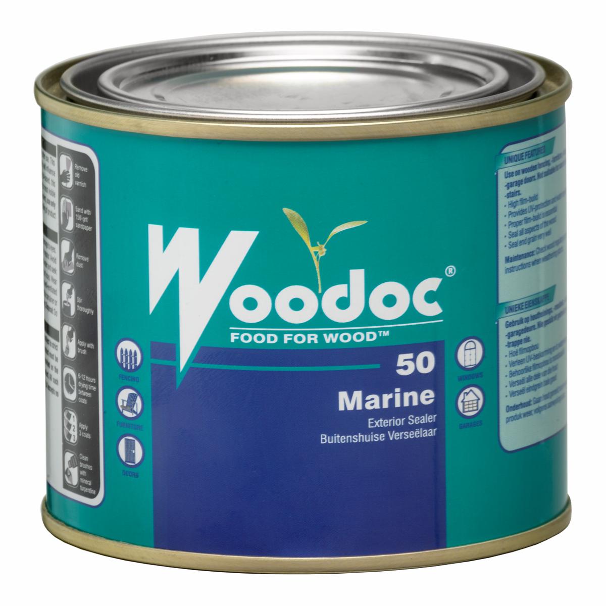 Woodoc 50 Exterior Medium Gloss Wax Sealer 500Ml Clear