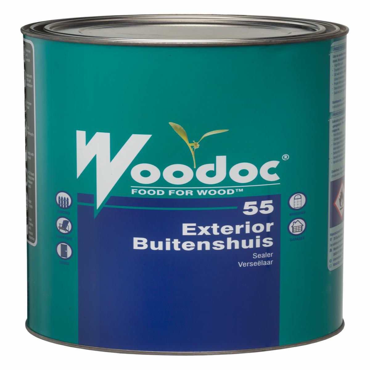 Woodoc 55 Exterior Gloss Wax Sealer 5L-Meranti