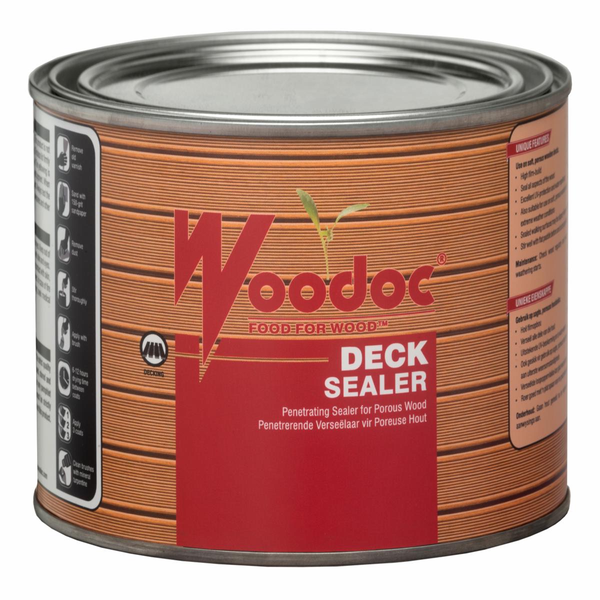 Woodoc Deck Sealer 1L Golden Brown