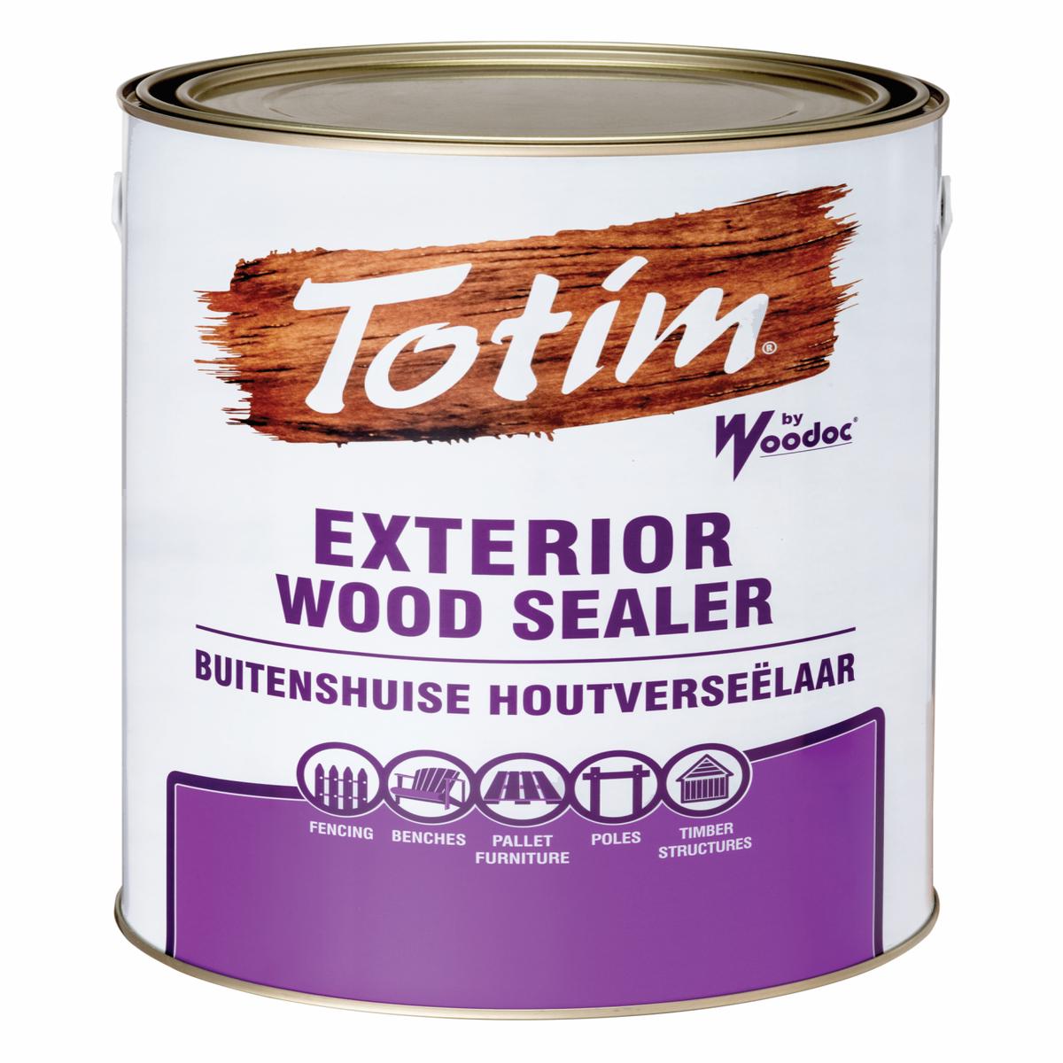 Woodoc Totim Exterior Weatherproof Sealer 5L Golden Brown