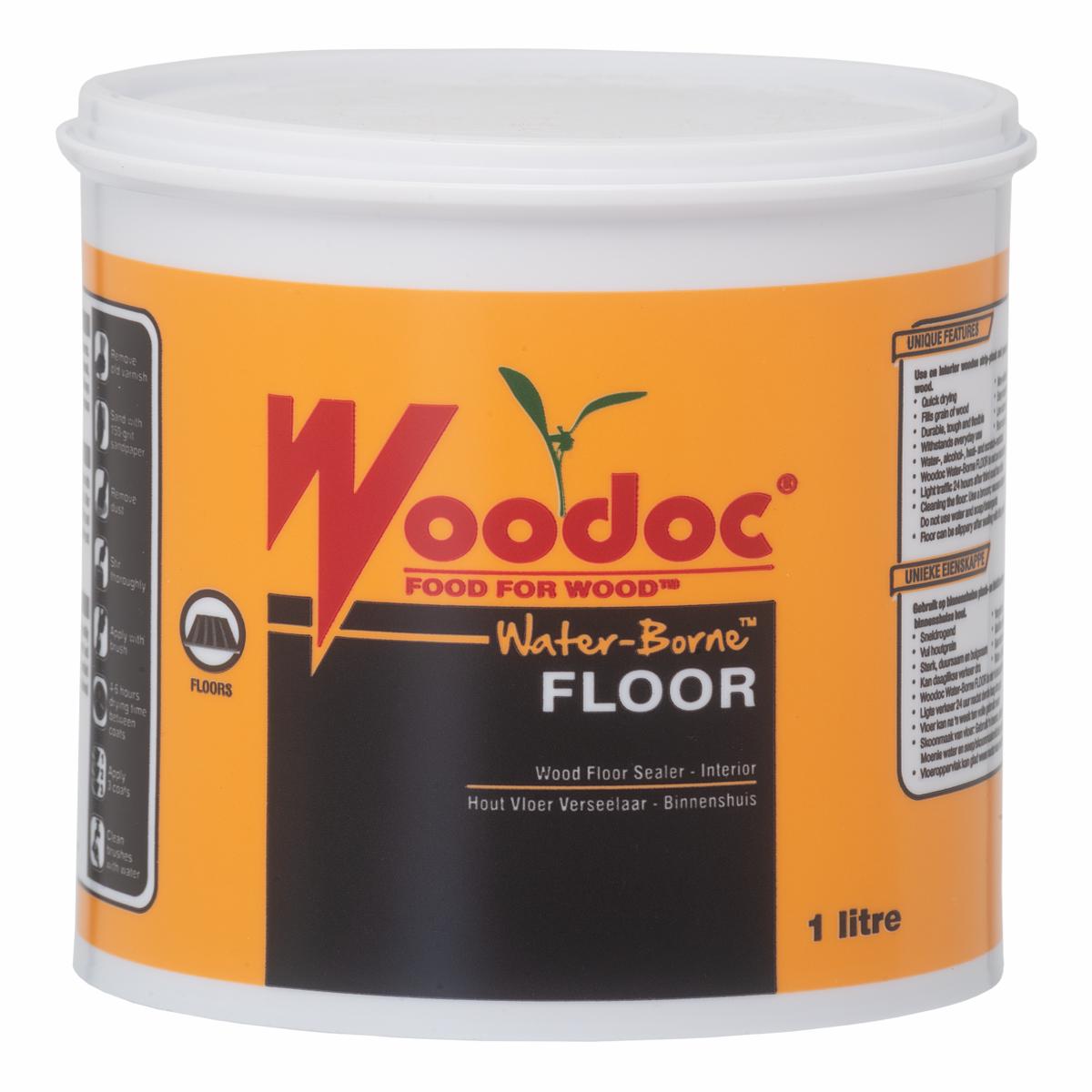 Woodoc Water-Borne Floor Matt Sealer 1L Clear