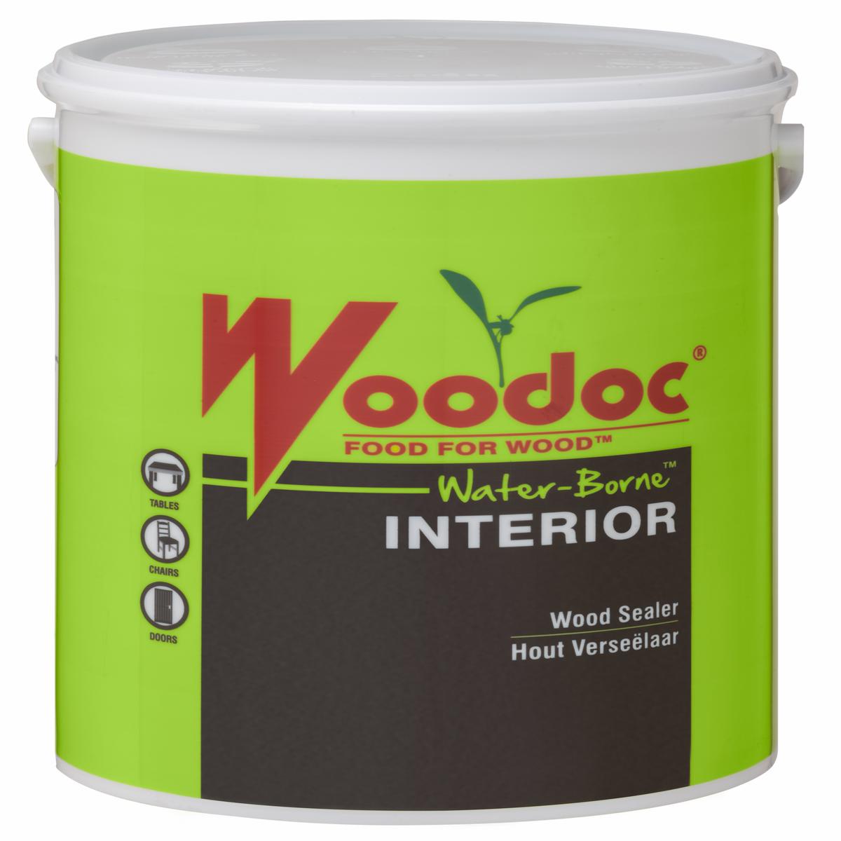 Woodoc Water-Borne Interior Matt Wood Sealer 5L Clear