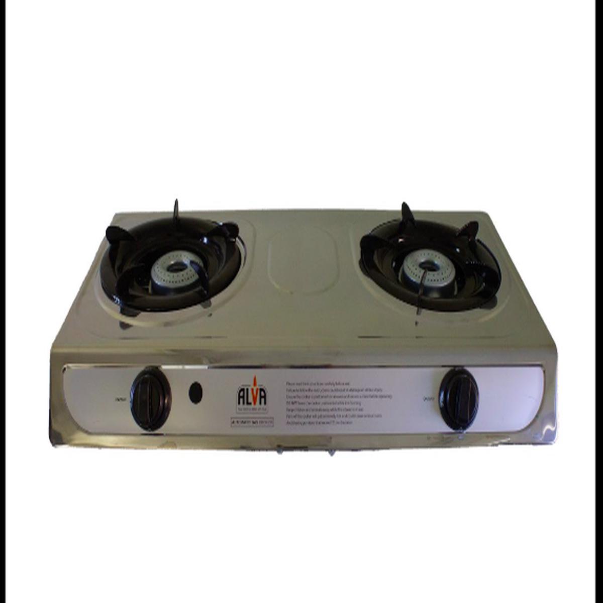 Alva 2Burner Stainless Steel Gas Stove