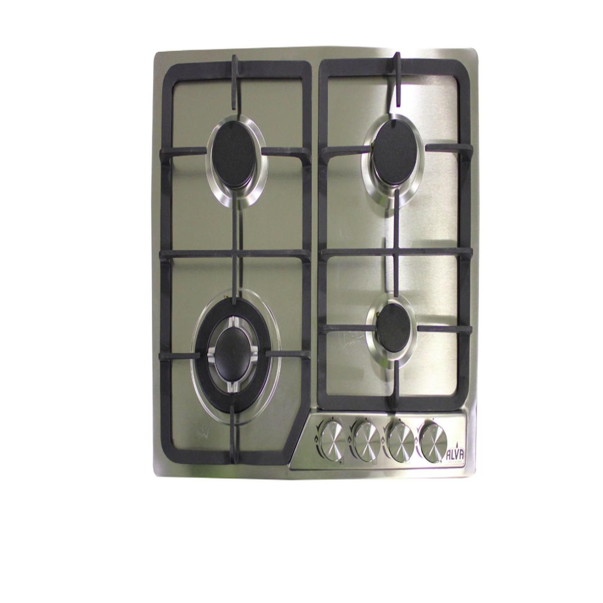 Alva 4 Burner Stainless Steel Hob -60Cm