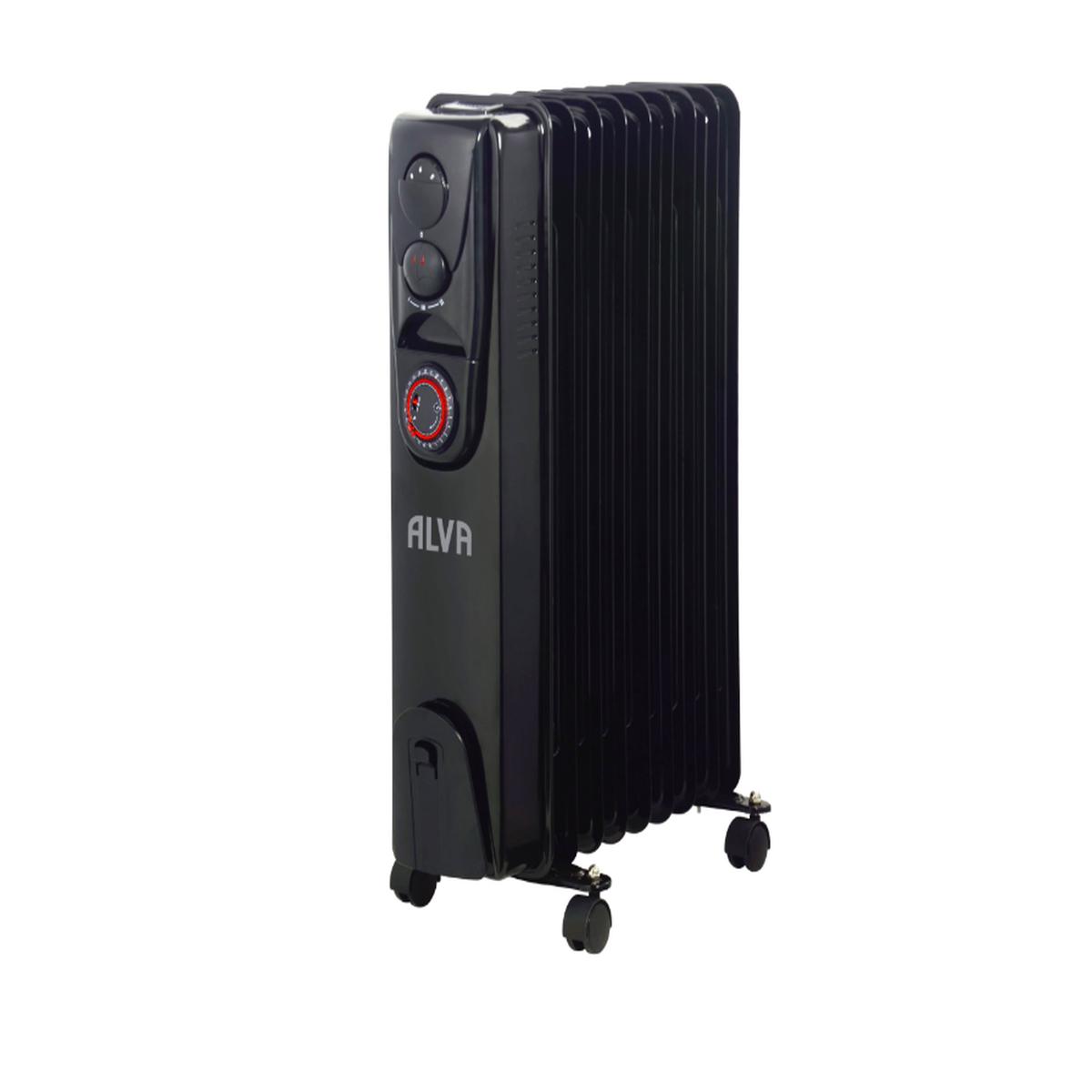 Alva 9 Fin 2000W Oil Heater-With Timer