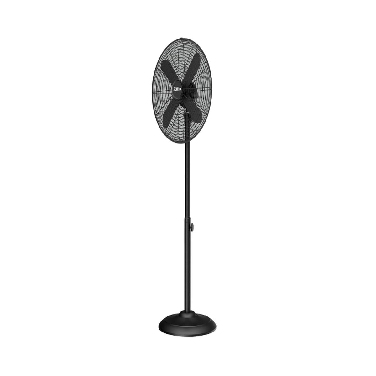 Alva Air 40Cm Pedestal Fan Matt Black 50W