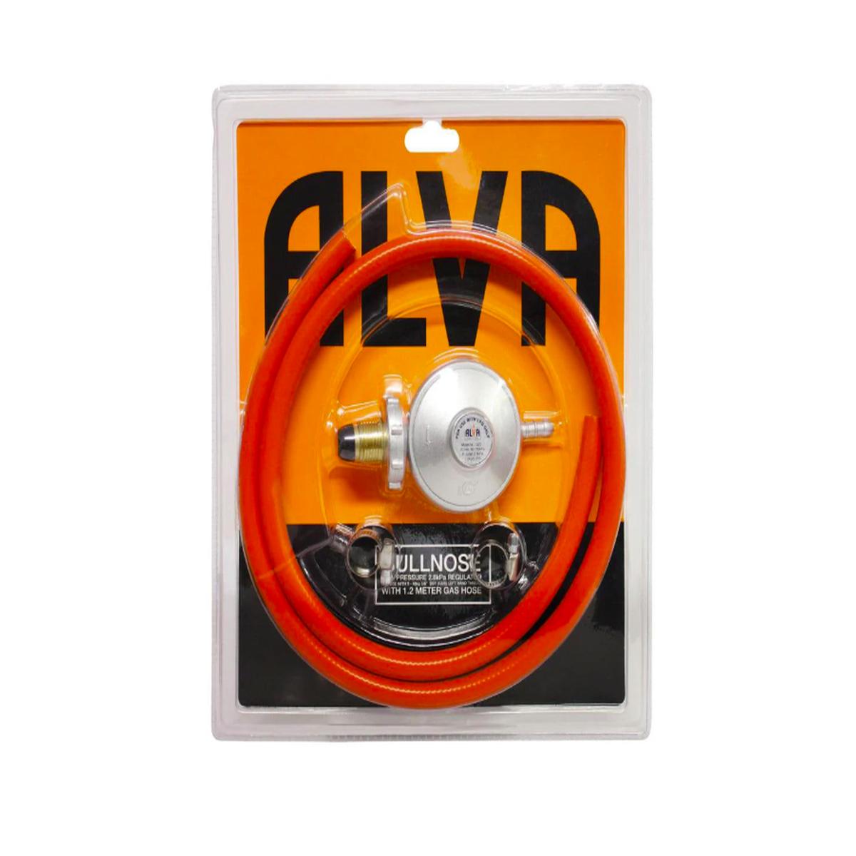 Alva Bullnose Hose & Regulator Blister Pack