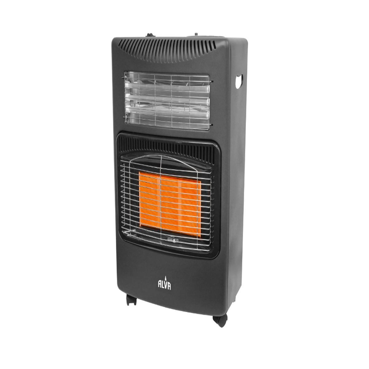 Alva Gas/Electric Heater Black