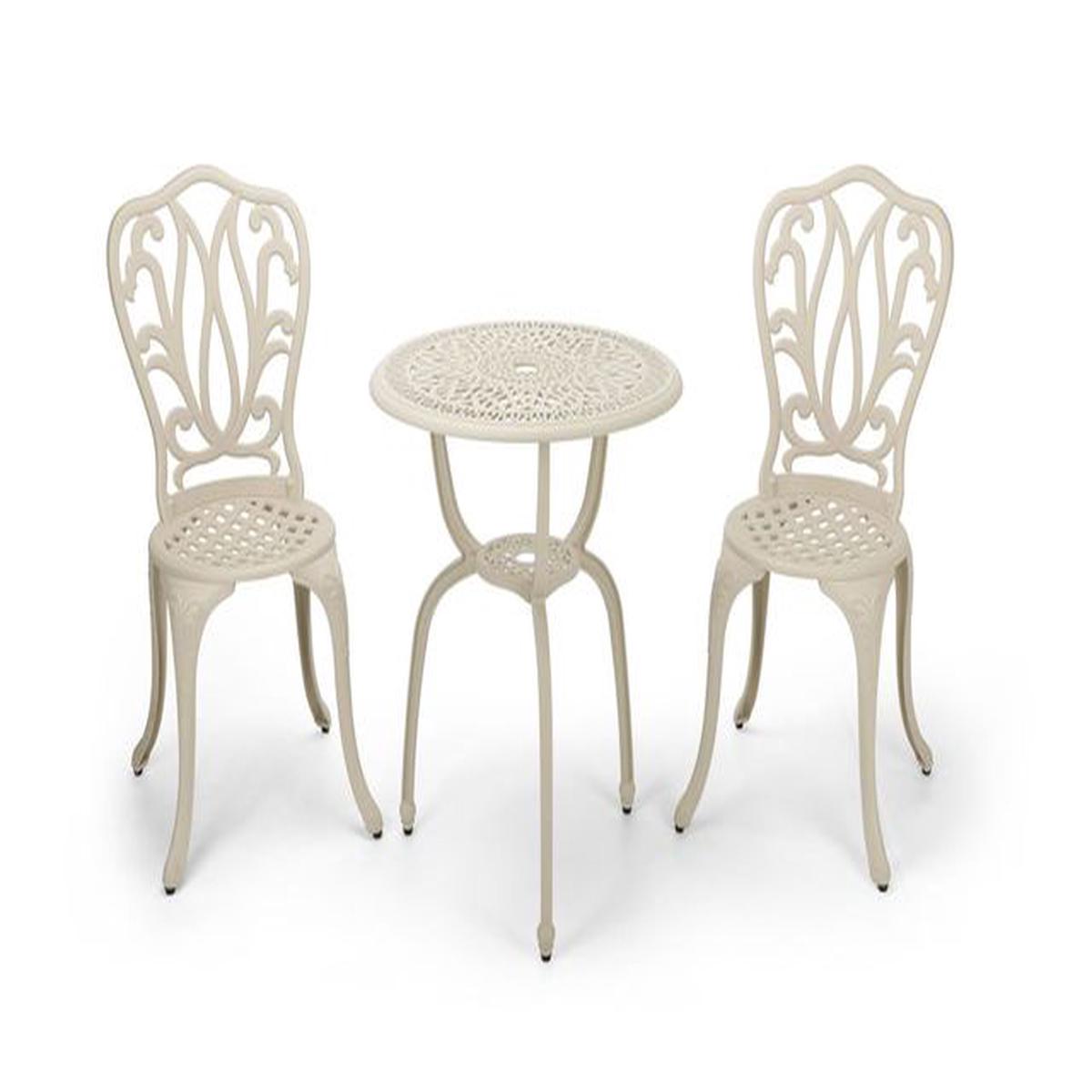 Anray 2 Seater Lisa with 60cm Table Patio Set – Sand Beige