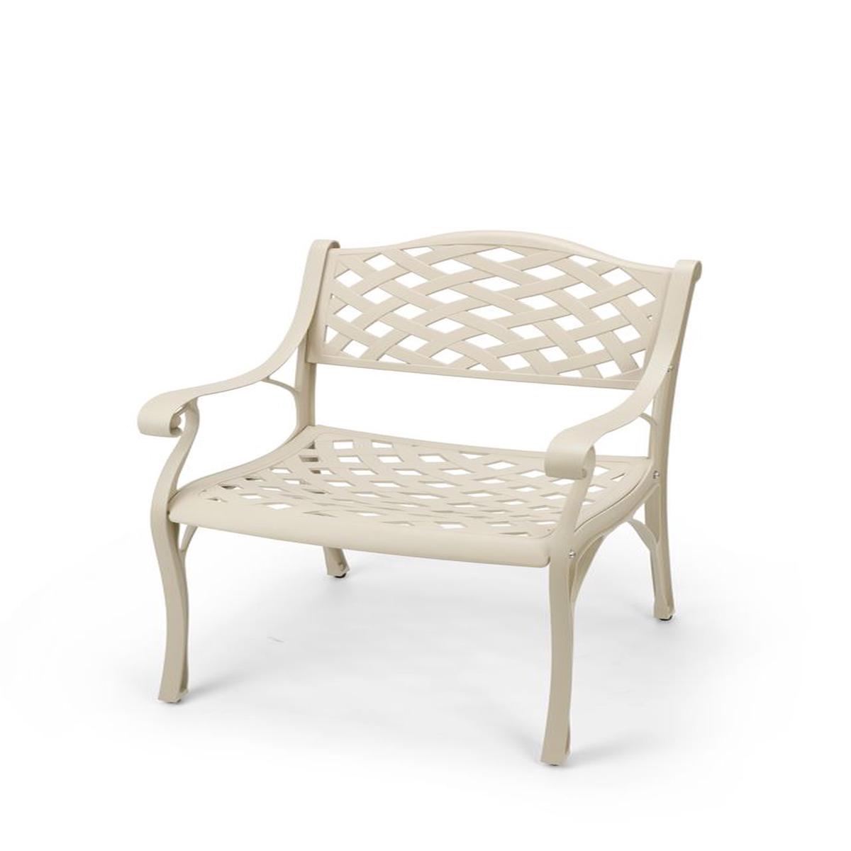 Anray Lattice Aluminium Chair – Sand Beige