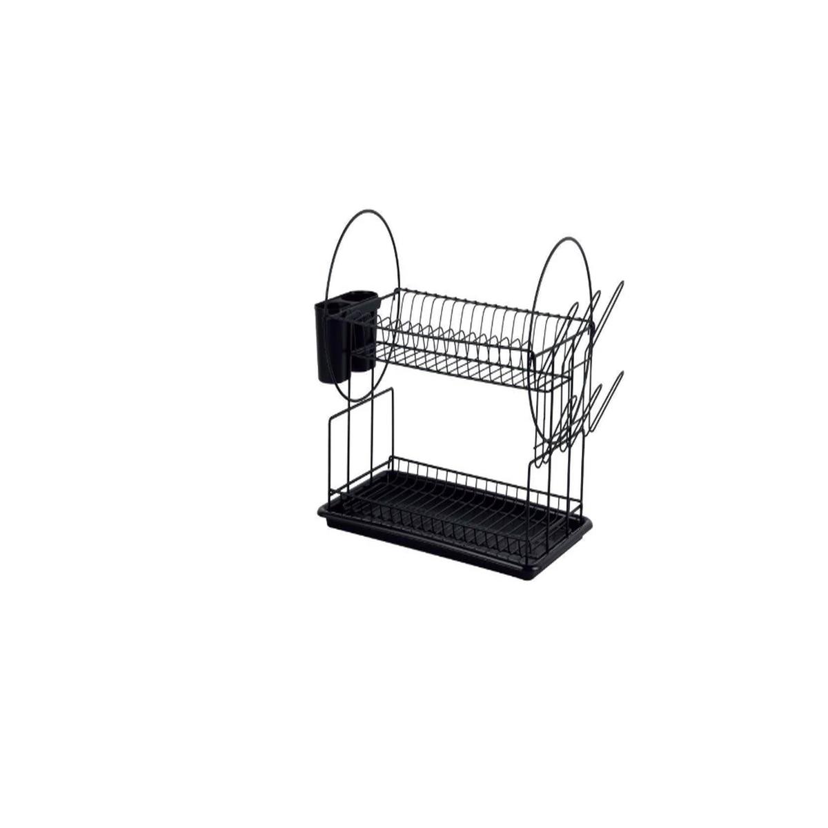 Casa Catania 203 Dish Drainer 2 Tier Matt Black
