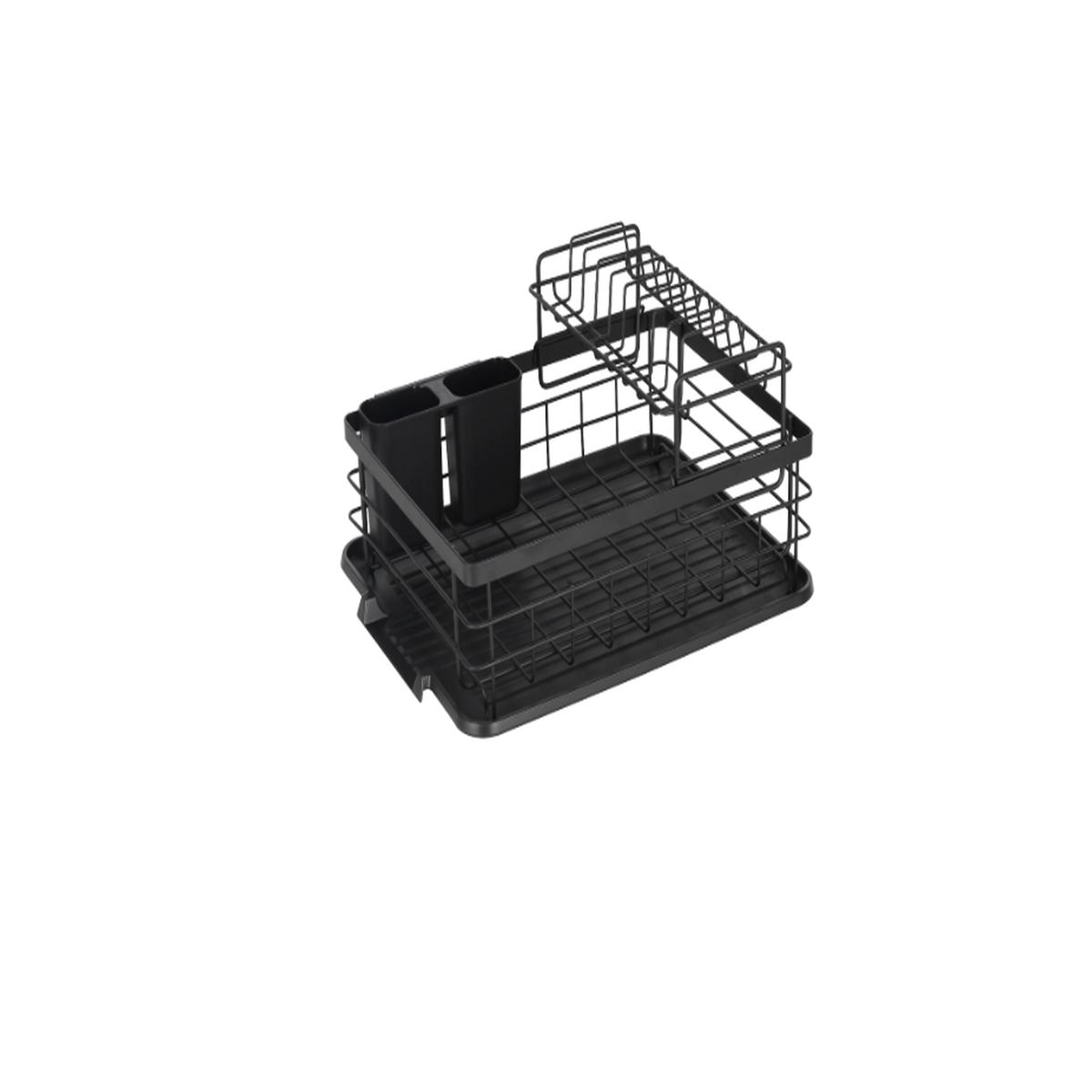 Casa Catania 401 Dish Drainer 2 Tier Matt Black