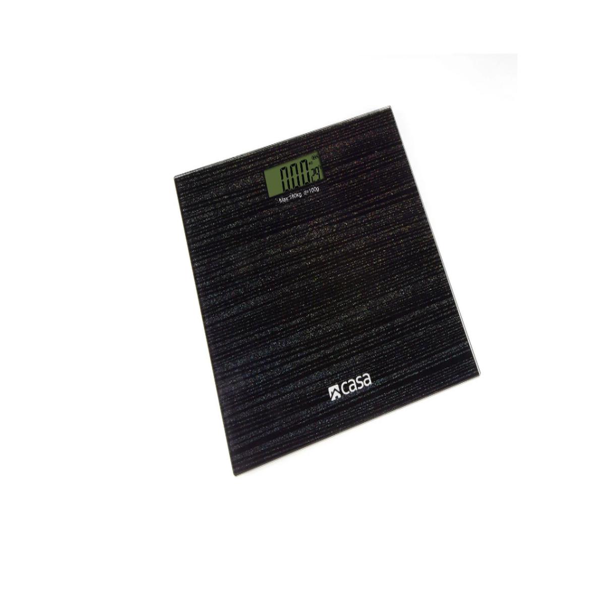 Casa Electronic Bathroom Sparkle Glass Scal Nero