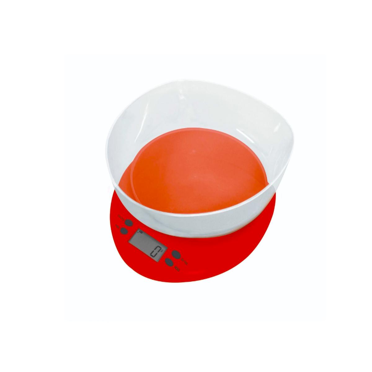 Casa Kitchen Scale Plastic Fresco Red