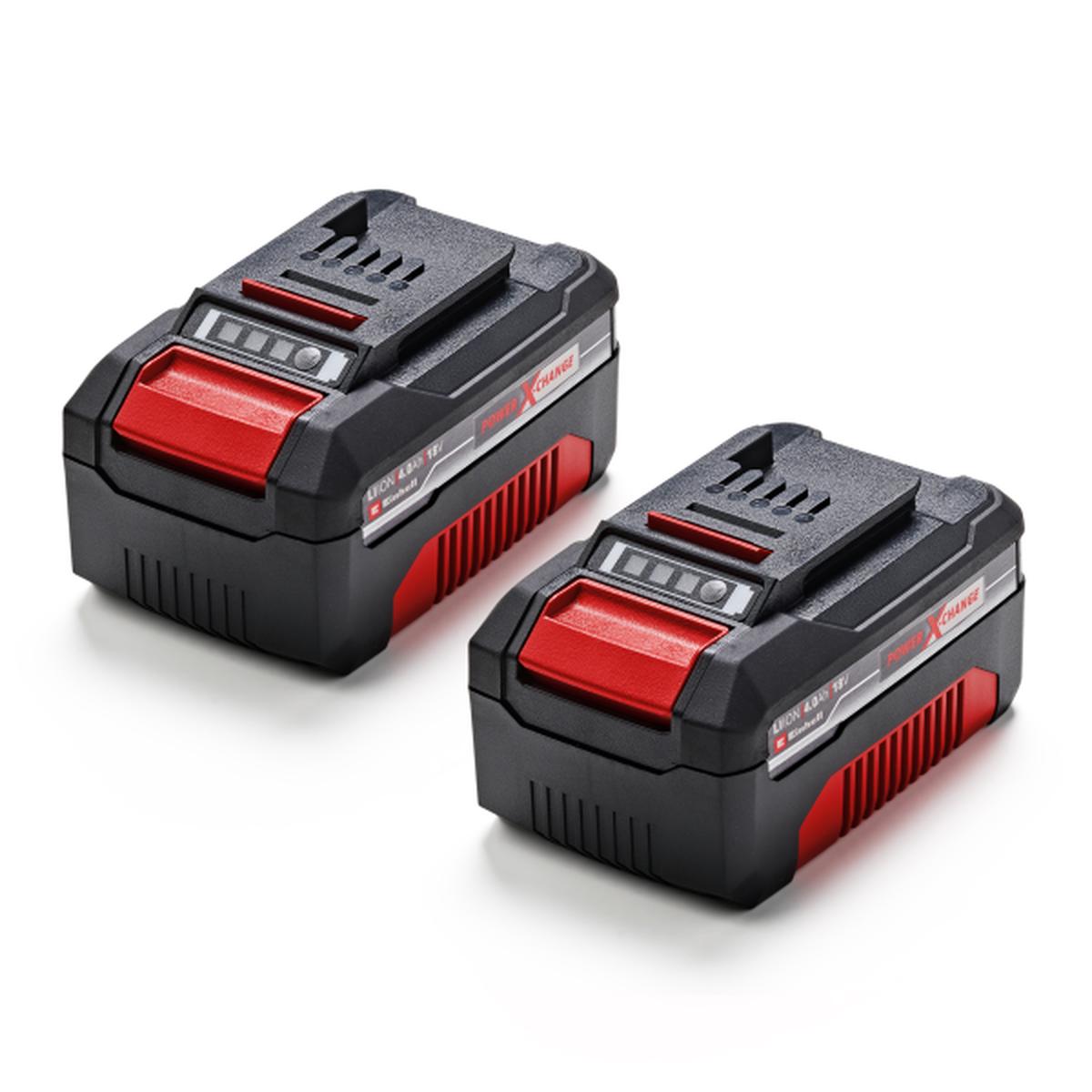 Einhell PXC Twin Pack 2x18V 4,0Ah Batteries