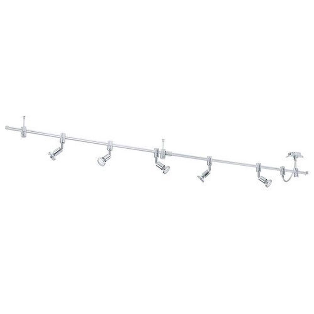 Eurolux 5 Light Spotlight Vilanova 2000mm Chrome