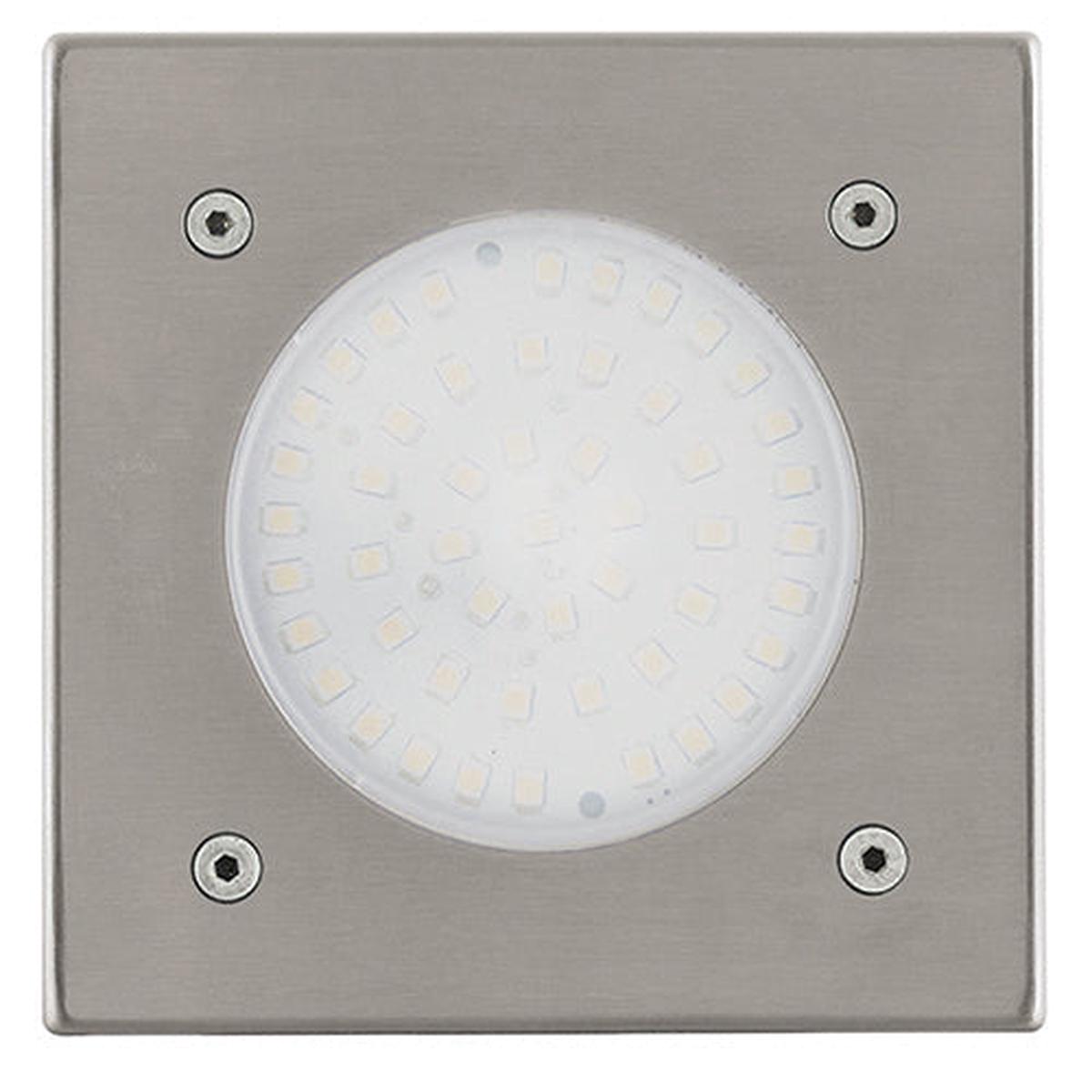 Eurolux Lamedo Square Groundlight Satin Chrome