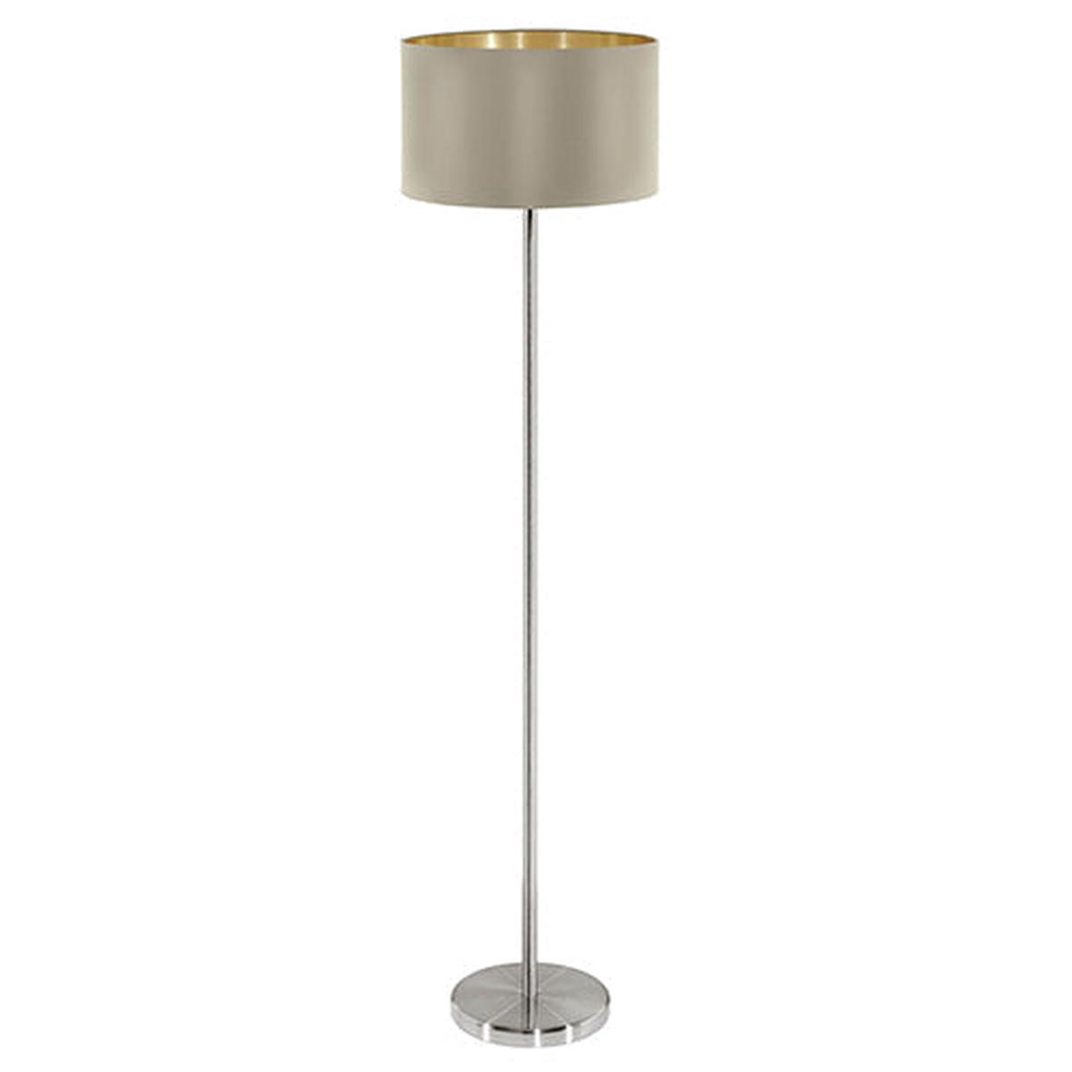 Eurolux Maserlo Floor Light 380mm Taupe/Gold