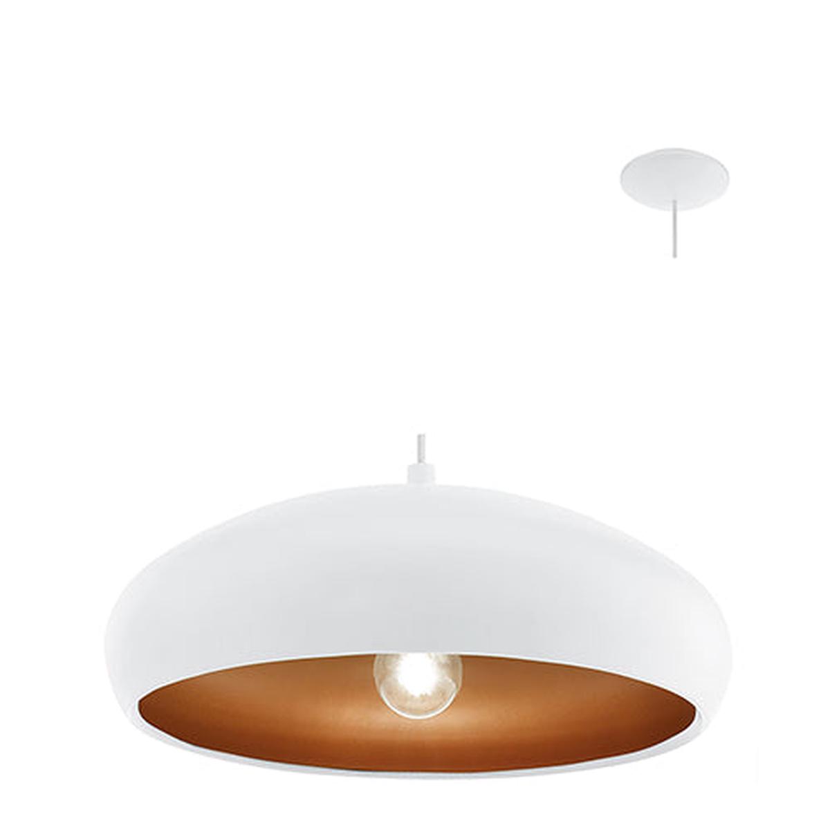 Eurolux Pendant Mogano1 400mm White/Copper