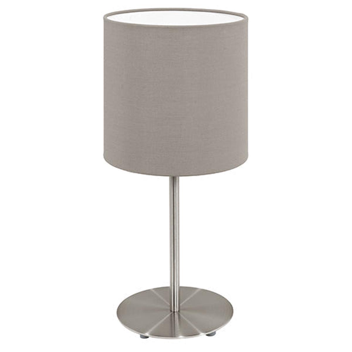 Eurolux Table Lamp Pasteri 140mm Taupe