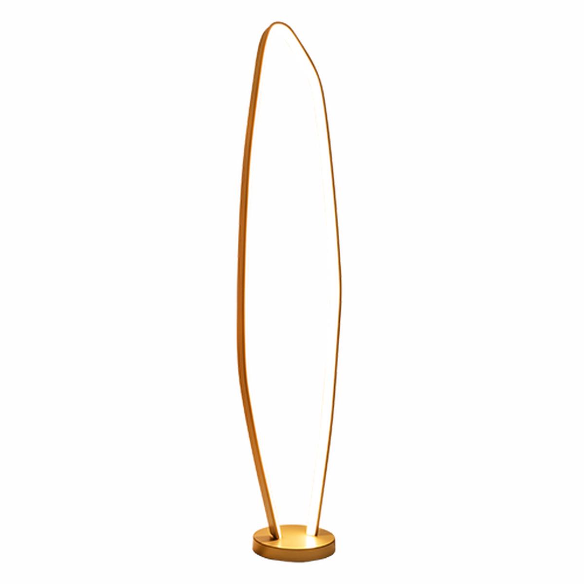 Eurolux Vallerosa Floor Light Brushed Brass LED 25.2w 3000K