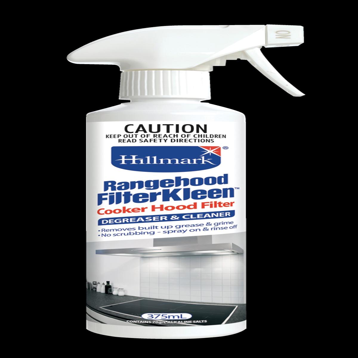 Hilmark Rangehood Filter Kleen 375ml Bottle