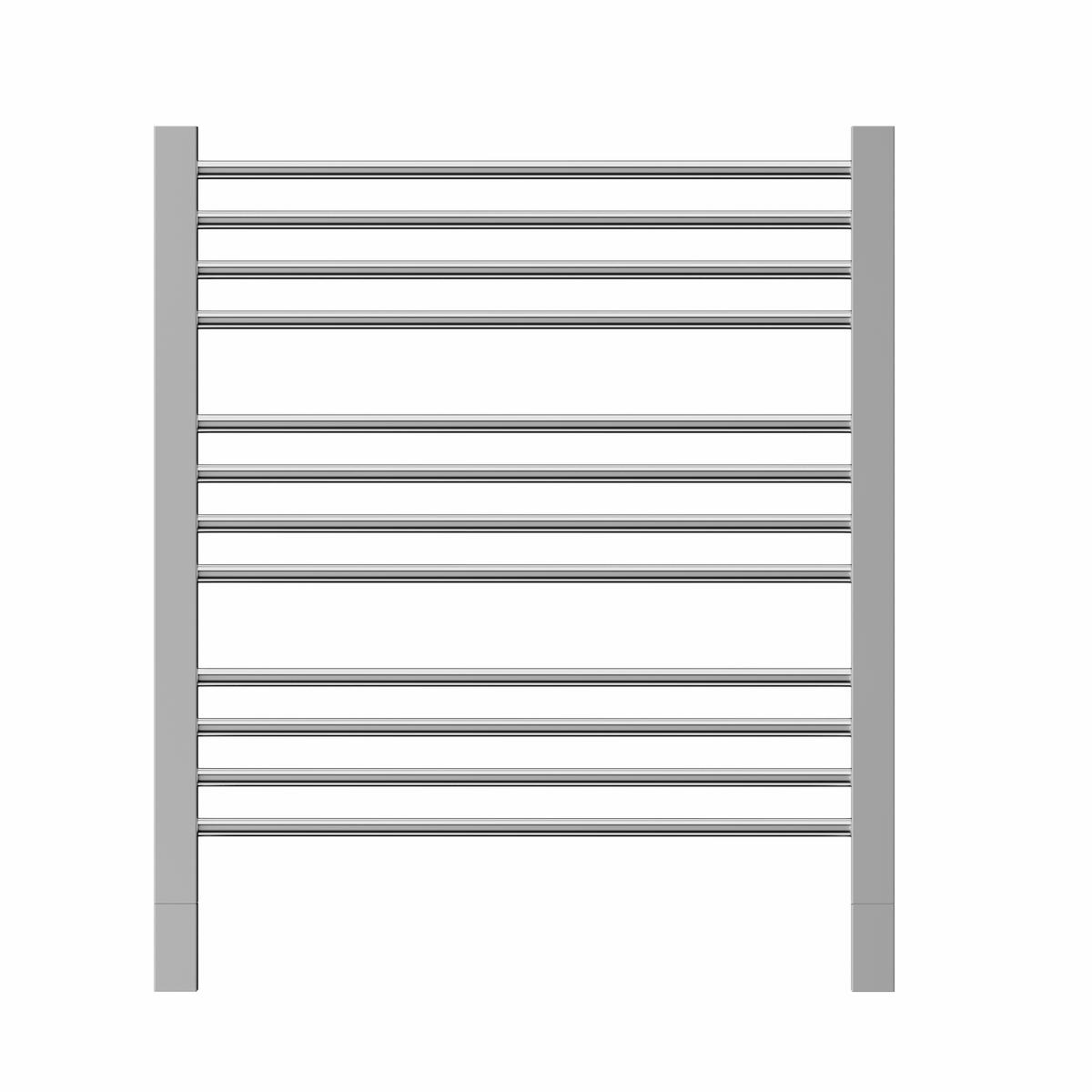 Jeeves Heated Towel Rail Quadro P 520 Straight 870 x 520 x 118