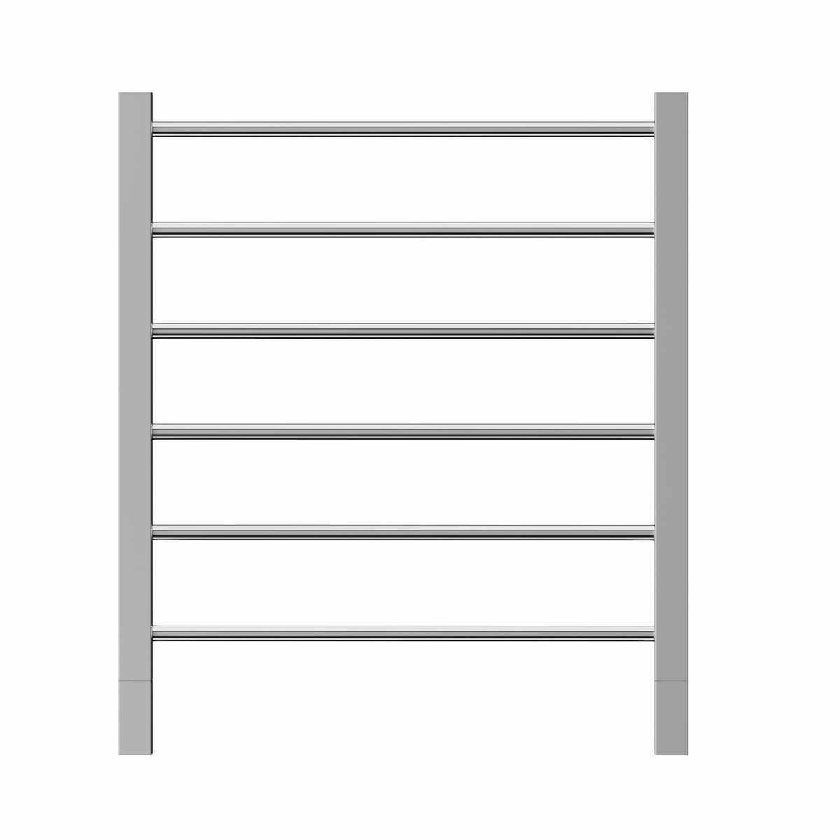 Jeeves Heated Towel Rail Quadro Six 520 Straight 790 x 520 x 118