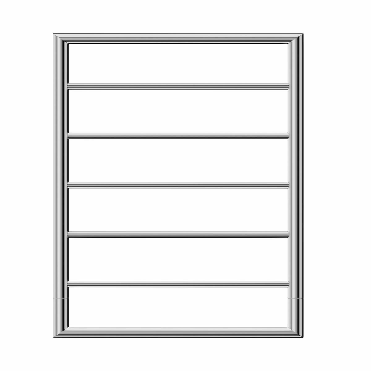 Jeeves Heated Towel Rail Spartan Boxx 520 Straight 935 x 520 x 118