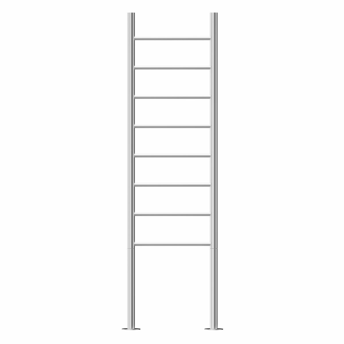 Jeeves Heated Towel Rail Tangent Alto 400 Straight 1800 x 400 x 118