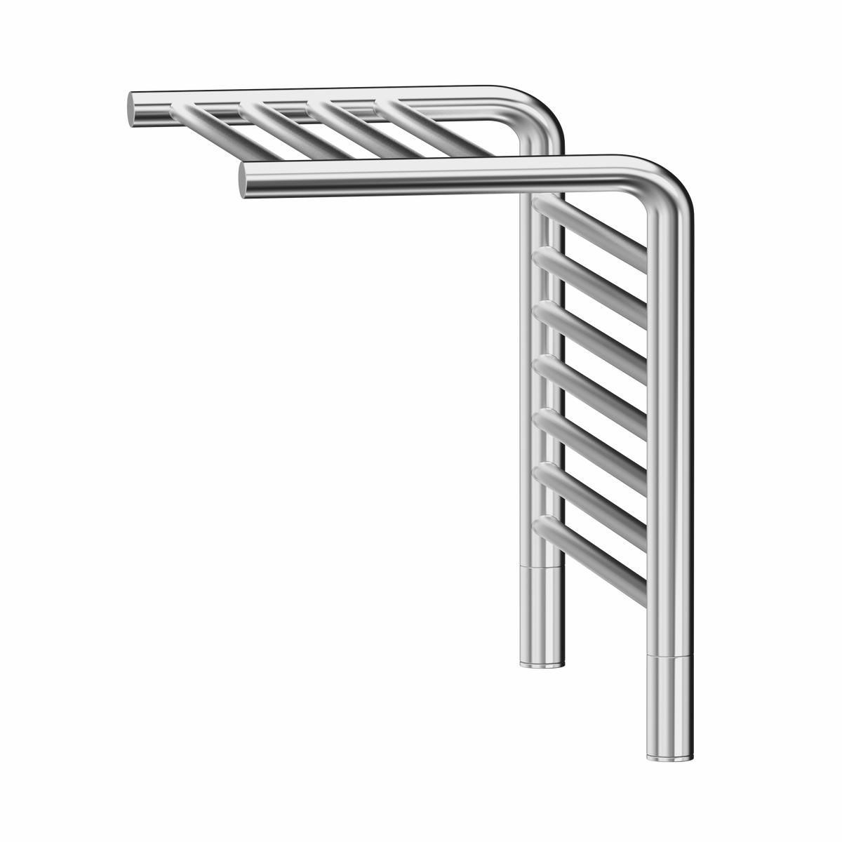 Jeeves Heated Towel Rail Tangent M 520 Straight 555 x 520 x 326