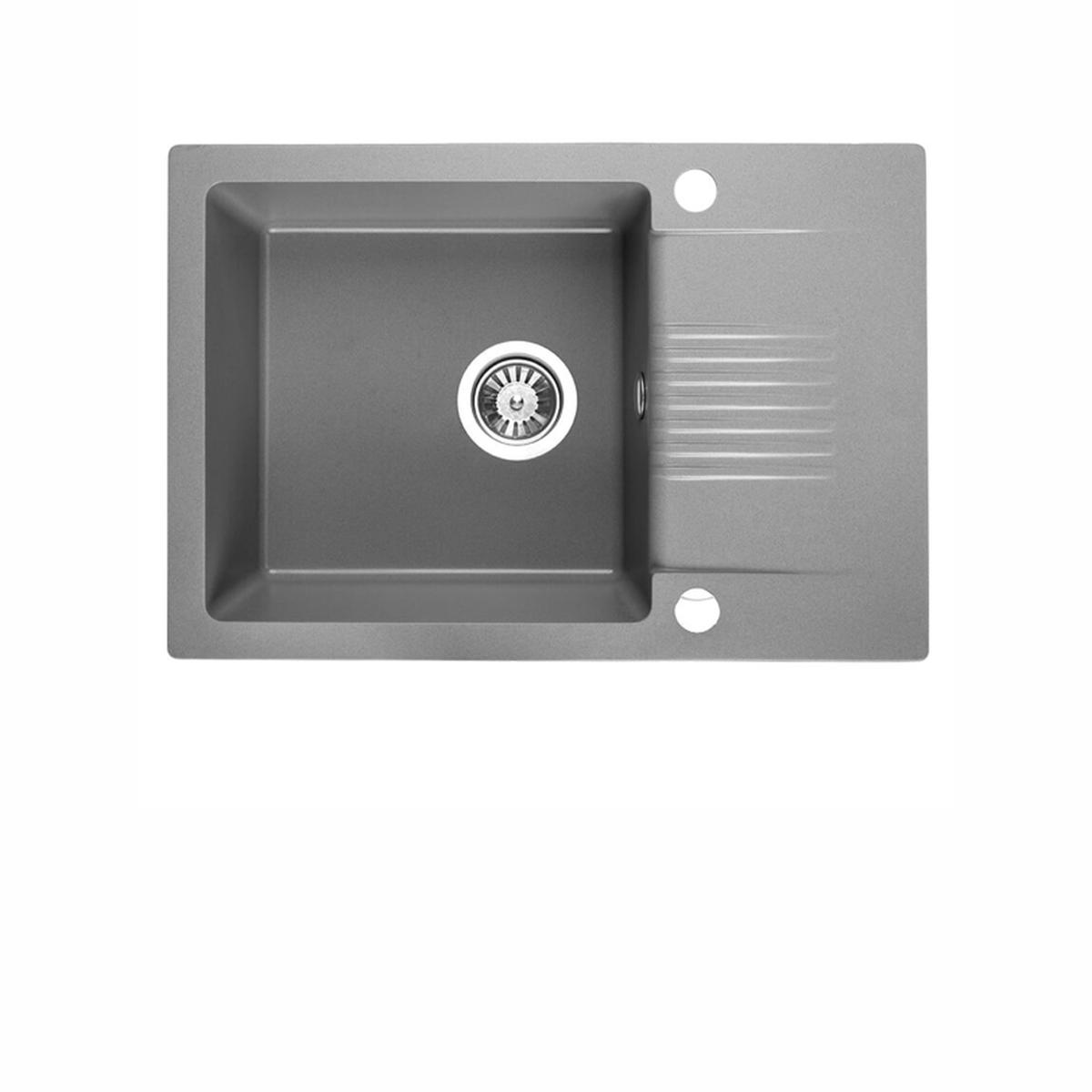 Laveo Celia Granite Sink 1 Bowl Half Drainer