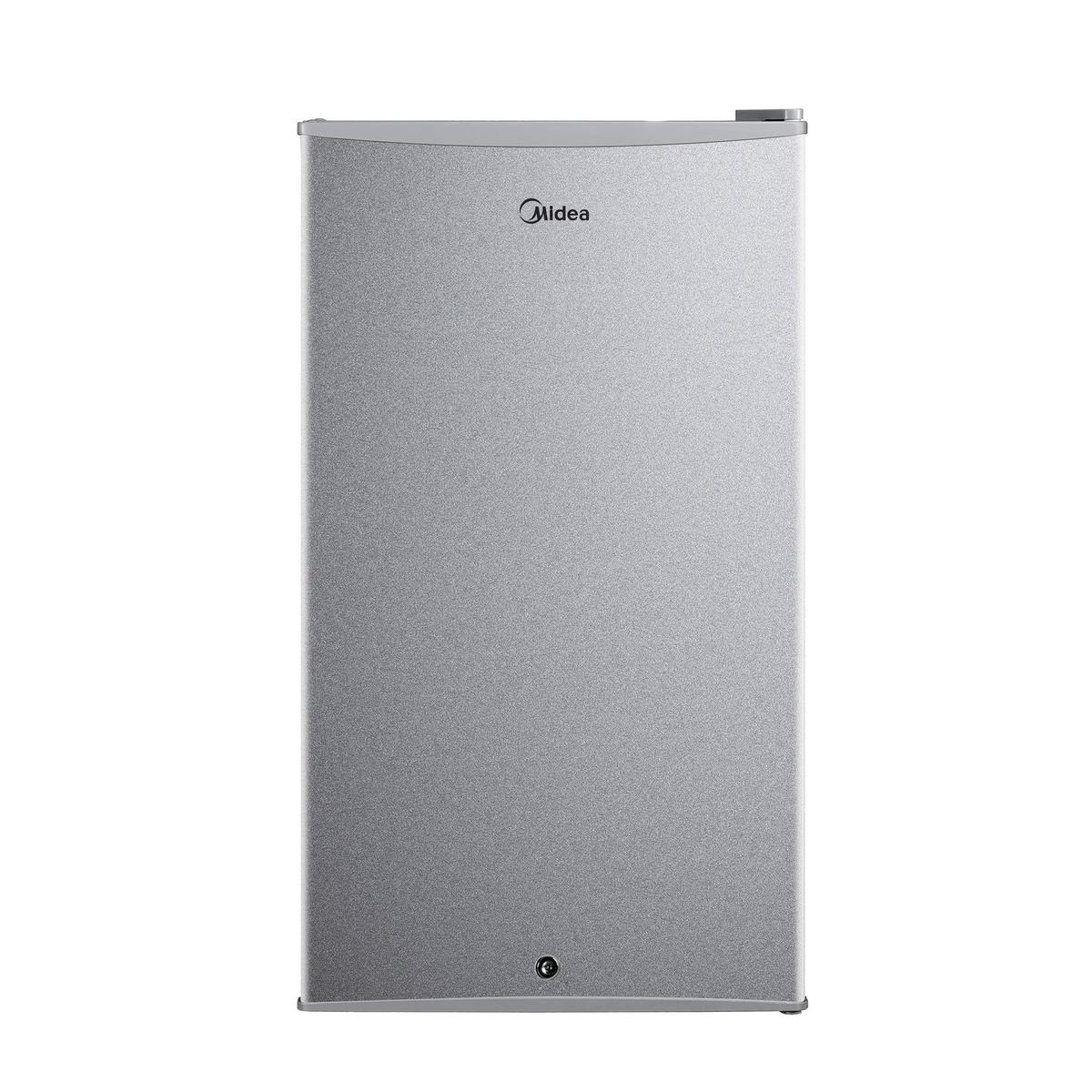 Midea 93L Single Door Bar Fridge Silver 65W