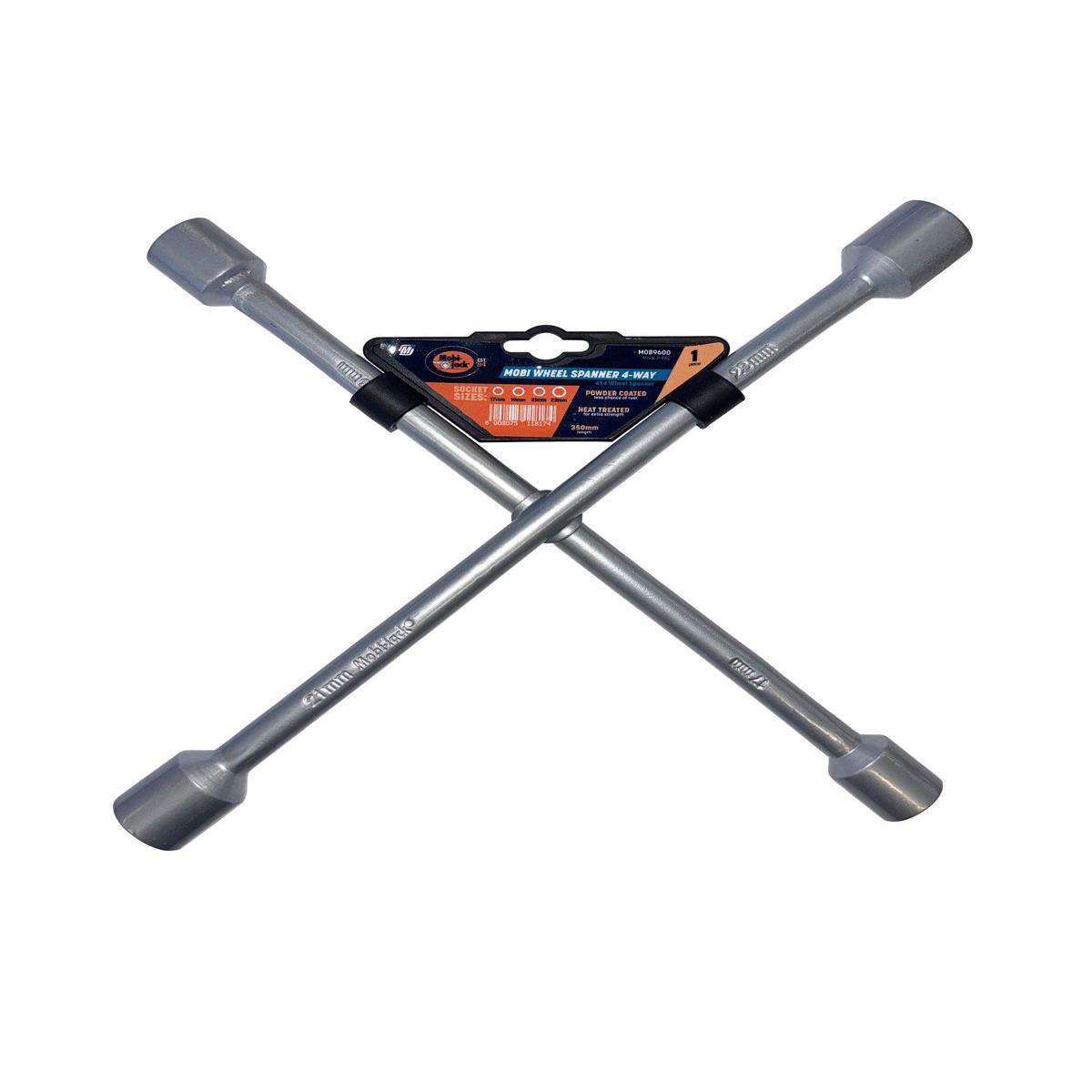 Mobi Wheel Spanner 4Way 17-19-23mm MOB9600