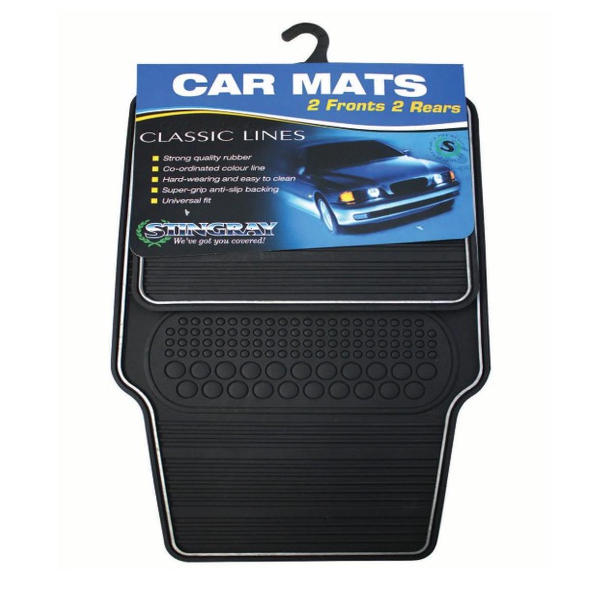 Stingray 4Pce Heavy Duty Classic Mat Set Tt8023